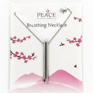 Peace Petals & Pendants Anxiety Relief Breathing Tool Necklace